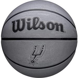 Wilson Pallone da Basket NBA Team Tribute Solid, Con Cuciture Pro, Stabilità Dell'Aria e Alte Prestazioni, Per Giocare All'Aperto, Squadra: Los Angeles Lakers, Colore: Giallo, Taglia: 5