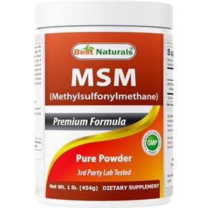 Best Naturals MSM (Methylsulfonylmethane) Pure Powder, 1 Lb