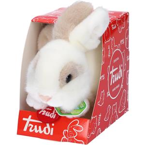 Trudi Trudino Coniglio Peluche XS - Super Soffice e Dettagliato, 10,2x10,2x15,2 cm, Lavabile in Lavatrice