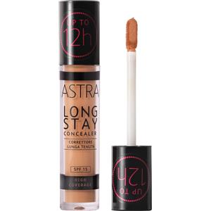 Astra Long Stay Concealer 07W - Toasted, Correttore Alta Coprenza con Texture Cremosa e Finish Mat, 4,5ml