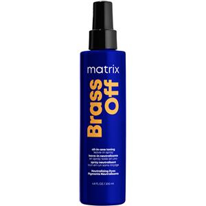 Matrix Brass Off All-In-One Toning Spray 200 ml - Neutralizza i riflessi arancioni, nutre e illumina i capelli