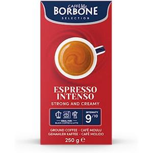 CAFFÈ BORBONE Caffe Borbone Miscela Decisa caffè macinato per espresso italiano (adatto per macchine automatiche tradizionali, moka) confezione singola da 250gr
