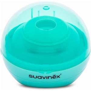 Suavinex sterilizzatore portatile per ciucci con luce UV, elimina il 99% dei germi in 3 minuti, funziona con batterie o USB,senza agenti chimici, ottimo per viaggiare, Duccio Verde