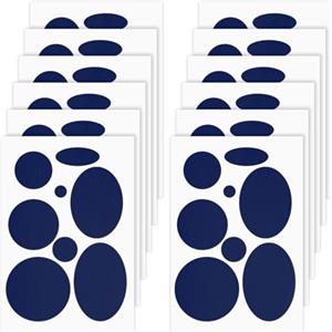 Flintronic Toppe di Riparazione per Abbigliamento, 96 PCS Toppe Termoadesive in Nylon, Toppe Autoadesive Impermeabili per Riparare, Buchi in Tende, Sacco a Pelo e Ombrellon-Multiple Taglie e Forme