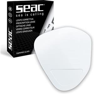 SEAC, Lente Correttiva per Maschera da Subacquea, Lato Destro, Miopia e Prebiopia Unisex Adulto, Trasparente, 1