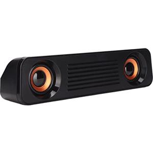 ASHATA Soundbar Cablata, Soundbar TV con Subwoofer, Altoparlante da Tavolo Stereo HiFi USB a 360 Gradi, Altoparlante del Surround Home Theater, per Proiettore di Gioco TV