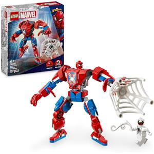 LEGO | Marvel Spider-Man Mech vs. Anti-Venom - Super Hero Figure Building Toy with 2 Minifigures for Imaginative Role Play - Gift for 6 Plus Year Old Boys and Girls 76308