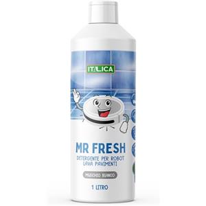 MR FRESH Detergente Robot Lavapavimenti, 1 Litro, Detergente Pavimenti Non Schiumogeno, Detersivo concentrato igienizzante Multisuperficie