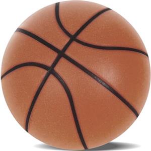 LuGirlre Aggiornamento 2025 Silent Basketball, Pallacanestro Silenzioso, Pallone in Schiuma ad Alta Densità Non Rivestito, Pallone Silenzioso Schiuma Allenamento in Schiuma (Colore del caffè)