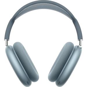 Apple AirPods Max Cuffie wireless over-ear, Cancellazione attiva del rumore di livello pro, Modalità Trasparenza, Audio spaziale personalizzato, Ricarica USB-C, Cuffie Bluetooth per iPhone, Azzurro
