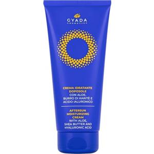 GYADA COSMETICS, Crema Idratante Doposole, a Base di Succo d'Aloe, per una Pelle Luminosa ed Elastica, Contrasta Rossore e Irritazione, con Burro di Karitè e Acido Ialuronico, 200 ml