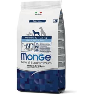 Monge Natural Superpremium Puppy&Junior Medium con Pollo 800G