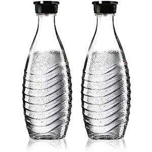 sodastream Bottiglia, Trasparente Nero, 2 Pezzi, Confezione da 1