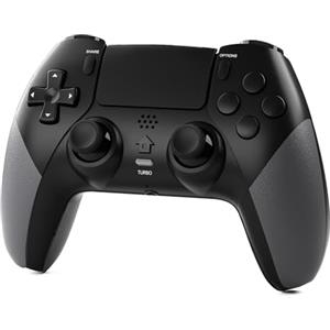 LATEC Controller per PS4 Gamepad Joystick Bluetooth Compatibile con P4/PS-4 PRO/PS-4 Slim Controller Wireless per P4 con Doppio Shock/Sei-Assi/TouchPad/Funzione Turbo