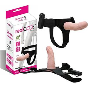 realGOOS® FALLO REALISTICO INDOSSABILE PER LUI STRAP ON UOMO VIBRANTE VIBRATORE