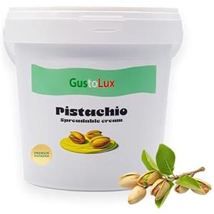 GustoLux Crema al pistacchio 1 kg 40% dalla Sicilia per cioccolato Dubai, crema spalmabile pane
