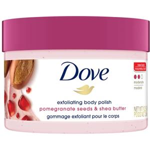 Dove Exfoliating Body Scrub Pomegranate and Shea Butter for smooth skin 298g