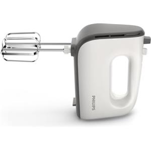 Versuni Philips 5000 Series Mixer, 450 W, 5 Velocità + Turbo, Facile Montaggio delle Fruste, Grigio/Cashmere (HR3741/00)