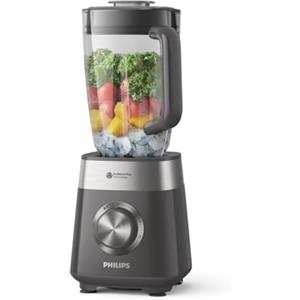 Versuni Philips Serie 5000 Frullatore - Motore da 1000 W. Tecnologia ProBlend Plus. Parti lavabili in lavastoviglie. Capacità 2L. Nero (HR3020/20)