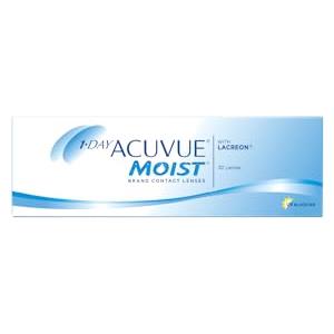 ACUVUE 1-DAY ACUVUE MOIST con tecnologia LACREON; Lenti a contatto giornaliere; Protezione UV;-11.00 diottrie; BC 8.5; DIA 14.20; 30 lenti