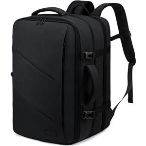 LOVEVOOK Zaino Da Viaggio Borse Da Cabina Per Easyjet Ryanair Zaino Aereo Bagaglio A Mano Uomo Donna Zaino Porta PC 17 Pollici Zaino 30 Litri Grande Trekking Travel Bag Zaino Nero