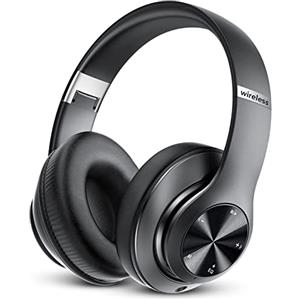 Lankey Sound Cuffie Bluetooth Over Ear, 60 Ore Di Riproduzione, Cuffie Wireless 6 EQ Modalità Di Suono con Filo, Cuffie con Microfono Stereo HiFi, USB C, SD/TF, FM, Cuffie Bluetooth 5.0 per Sport Viaggio, Studio