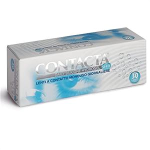 Contacta, Daily Silicone Hydrogel 30, Lenti a Contatto Giornaliere per Miopia, Lenti a Contatto con Silicone Hydrogel Traspiranti e Facili da Applicare, Diottrie -4,00, Confezione da 30 Lenti Monouso