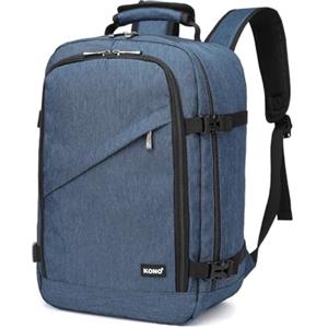 KONO Zaino Ryanair 40x20x25 Zaino da Viaggio per Aereo Bagaglio a Mano per Sotto il Sedile Borsa per Ryanair, Marina Militare