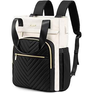 LOVEVOOK Zaino Donna, Zaino Porta PC Donna 15.6 Pollici Borsa Zainetto Donna Elegante 2 in 1 Zaino da Viaggio Zaini Scuola Superiore Media Moda Backpack per Università Ufficio Travel