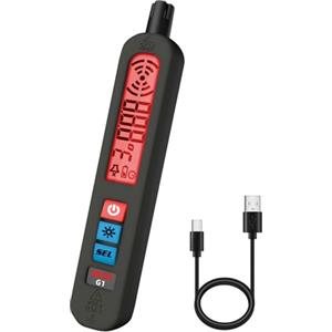 BSIDE G1 Rilevatore Fughe di Gas Ricaricabile Rilevatore di Perdite di Gas Naturale con Allarme Sonoro Visivo Vibrazione Sniffer Multi Gas Portatile per Industriale GPL Metano Propano Butano Camper