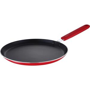 RB RENBERG Pancake Pan 24X1.8CM Press al Ind Red Jazzy RB Padella, Aluminium, Rosso