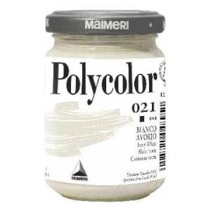 Maimeri Colore vinilico Polycolor 140 ml bianco avorio - Alta coprenza e stabilità alla luce