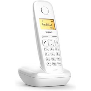 GIGASET Siemens Gigaset A170, Bianco - Telefono Cordless, Ampio Display Illuminato da 1.5
