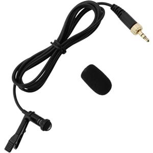 VGOL Microfono Lavalier Omnidirezionale TRS Da 3,5 Mm Microfono Audio Wireless Con Copertura In Spugna Compatibile Con Sennheiser EW100 EW300 EW500 SK100 1,5 M