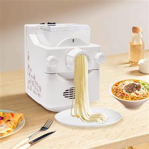 OMGGYER Macchina per pasta elettrica, multifunzione per la casa, con 9 fette per pasta, spaghetti, fettuccine e penne