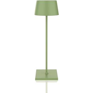Palmina 842,lampade da tavolo senza fili,lampade da tavolo ricaricabili E Dimmerabile In Alluminio,abat jour senza fili 4400mah,Protezione IP54,luce da tavolo esterno/Interno/Verde