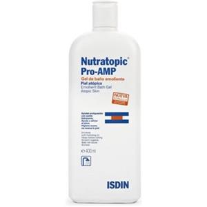 ISDIN Nutratopic PRO-AMP Gel Detergente 400ml - Deterge Delicatamente e Idrata la Pelle Atopica