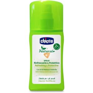Chicco Spray Antizanzare Rinfrescante e Protettivo 100 ml - Ideale per bambini 2 mesi con oli di melissa e andiroba