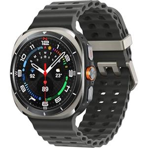 Samsung Galaxy Watch Ultra Smartwatch Galaxy AI, Resistenza estrema, Batteria a lunga durata, Sirena di emergenza, LTE, Cassa in titanio di grado aerospaziale 47mm Titanium Silver [Versione italiana]