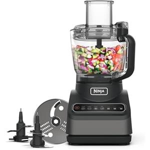 Ninja Robot da cucina, 850 W, ciotola 2,1 l, 4 programmi automatici, per frullare, tagliare, purè, miscele, 3 velocità manuali, lame per tritare e impastare, lavabile in lavastoviglie, nero, BN650EU