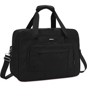 ECOHUB Bagaglio a Mano 45x36x20 Easyjet Borsone da Viaggio Borse da Viaggio Borsa da Viaggio Ecologico Borsa Aereo Impermeabile per Weekend Cabin Bag 30L (Nero)