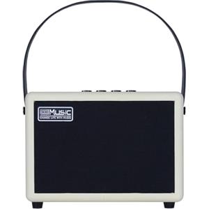 COOLMUSIC Amplificatore per chitarra elettrica ricaricabile wireless da 10 W, con Bluetooth 5.0, effetti di distorsione, amplificatore portatile per esercitazioni musicali