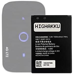 HIGHAKKU Batteria di ricambio HB434666RBC compatibile con HW E7553 E5575 E5573 E5577 R216 Router WiFi Mobile W-LAN Hotspots Mobile Router