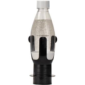 SodaStream Bottiglia di plastica da 0,5 l, Adattatore Duo, Lavabile in lavastoviglie, Nero/Bianco, 22,7 cm Hoch