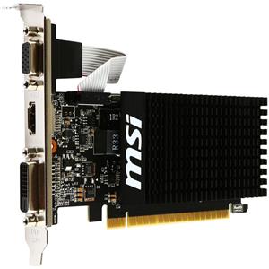 MSI SVGA MSI GeForce GT 710 2GD3H LP nVidia PCIe2.0 2GDDR3 64bit 954Mhz 1xHDMI 1xDVI-D D-sub 1slot 2xLP bracket - 912-V809-3814