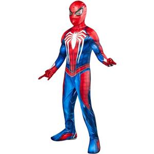 Rubie's Rubies Costume Premium Spiderman Gamer-Verse per ragazzi e ragazze, Tuta con copristivali, maschera in tessuto e guanti con ragnatela, Marvel ufficiale per Carnevale, Halloween, Compleanno, Natale