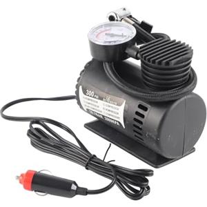 Agatige Compressore d'Aria Portatile, Pompa d'Aria per Pneumatici Auto, Pompa per Pneumatici Auto 12V DC con manometro Digitale per Auto, Bicicletta, Palloncini