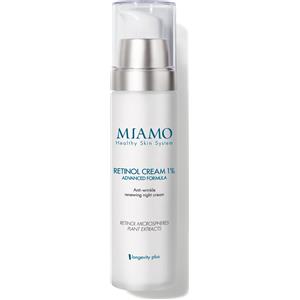 Miamo Longevity Plus Retinol Cream 1% Crema Rigenerante Notte Antirughe 50 ml