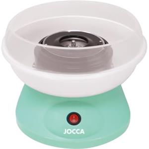 JOCCA - Macchina per zucchero filato/compatta (26x26x17 cm)/ 520W/ prepara in 5 minuti/funziona con zucchero e caramelle/kit completo incluso