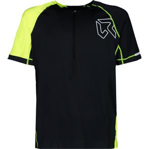 Rock Experience Daisuke SS HZ T-Shirt Half Zip Uomo - Leggera, Traspirante e Riflettente per Trail Running